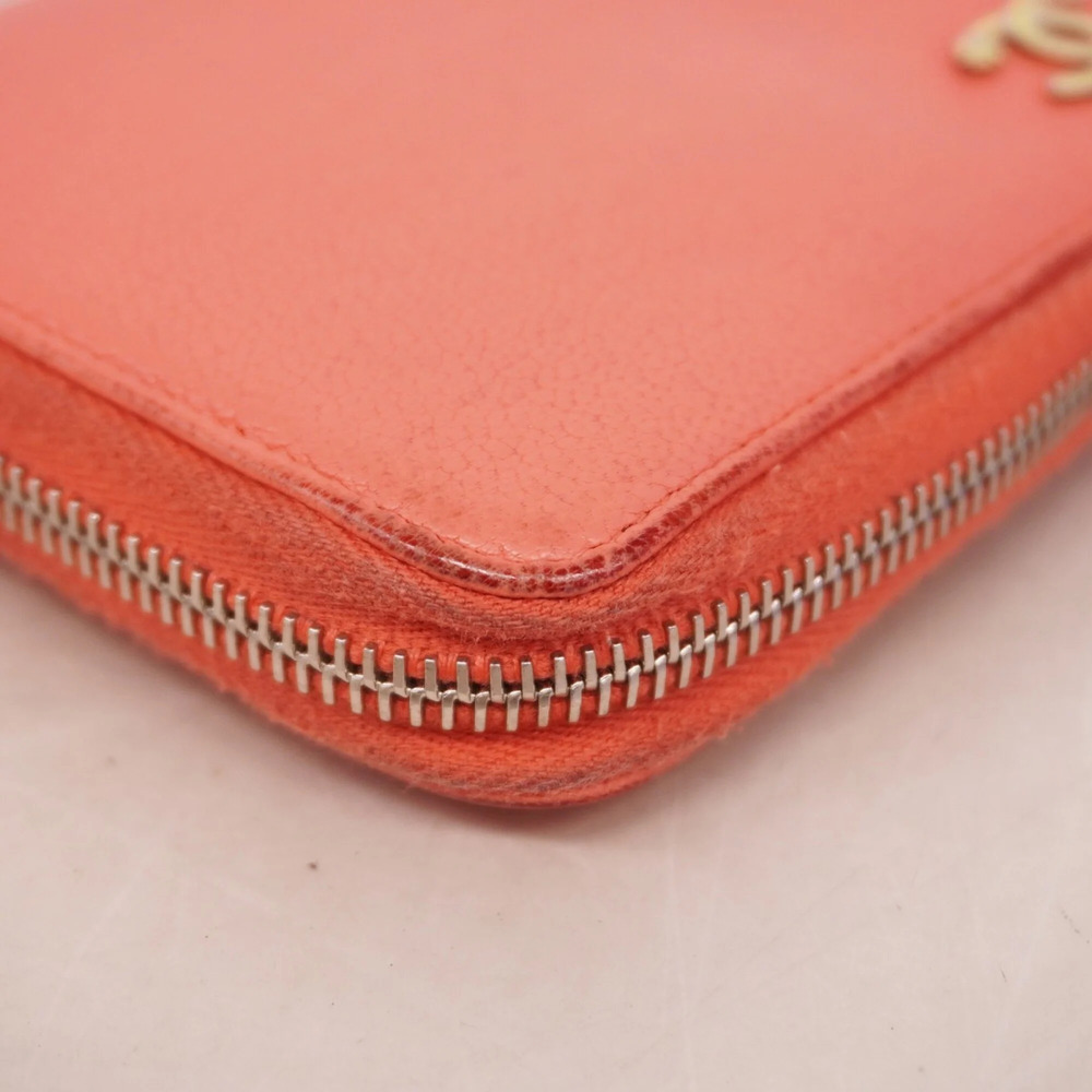 CHANEL Pink Leather Wallet - Picture 6 of 11